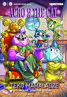 Acro & The Cat, Adventure Comedy Action Graphic Novel, by Teko Mamaladze